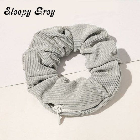 Stashy Scrunchie - Sleepy Grey
