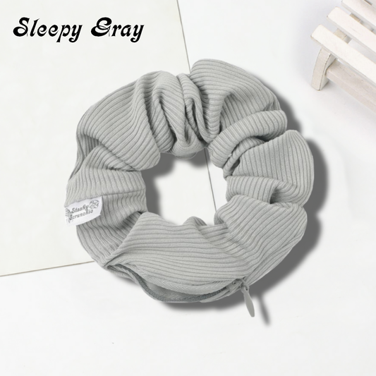 Stashy Scrunchie - Sleepy Grey