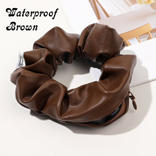 Stashy Scrunchie - Waterproof Brown