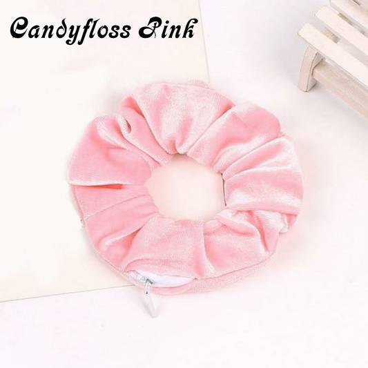 Stashy Scrunchie - Candyfloss Pink