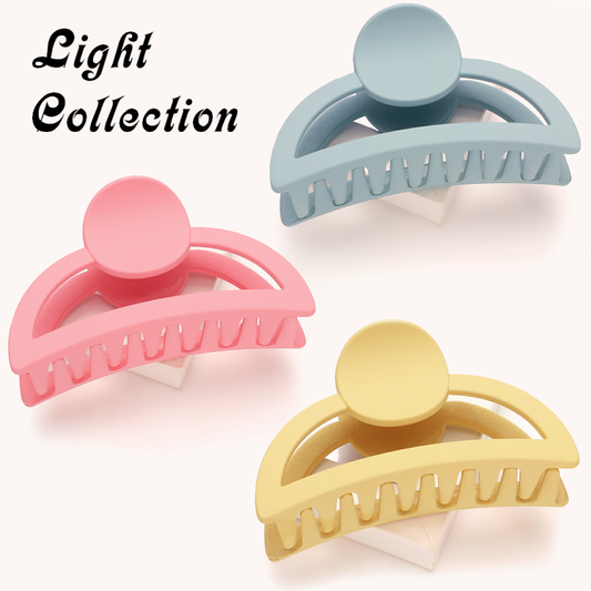 Matte Hair Claws - Light Collection (Set of 3)