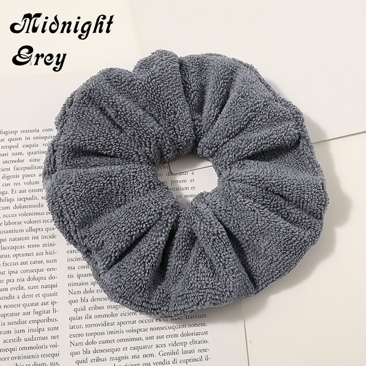 Towel Scrunchie - Midnight Grey (No Zip)