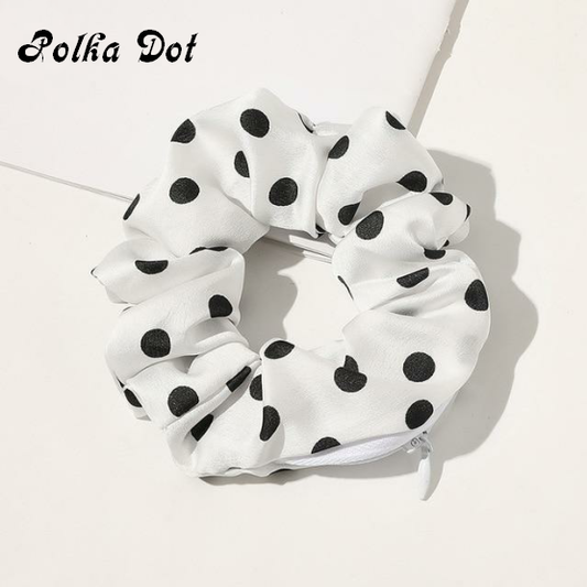 Stashy Scrunchie - Polka Dot