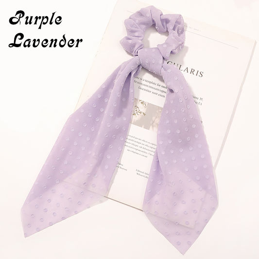 Scarf Scrunchie - Purple Lavender