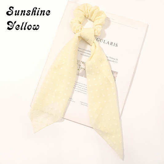 Scarf Scrunchie - Sunshine Yellow